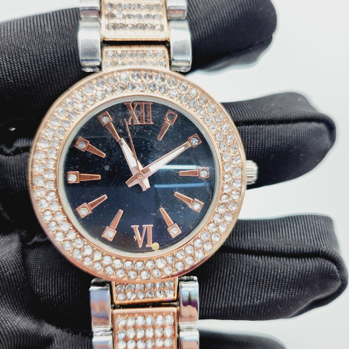 Moissanite 39.18 CT Round Cut Diamond Art Nouveau Watch