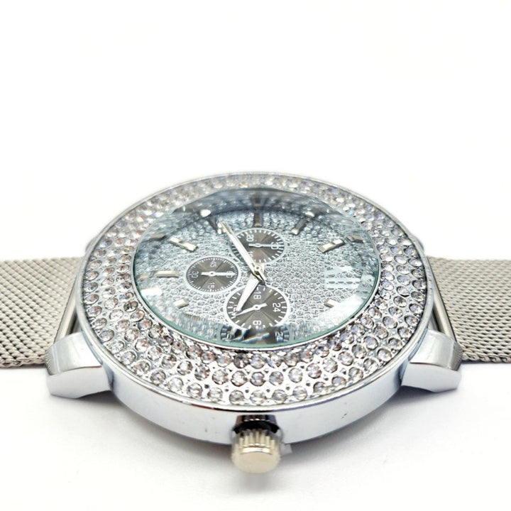 Moissanite 31.67 CT Round Cut Diamond Avant Garde Watch