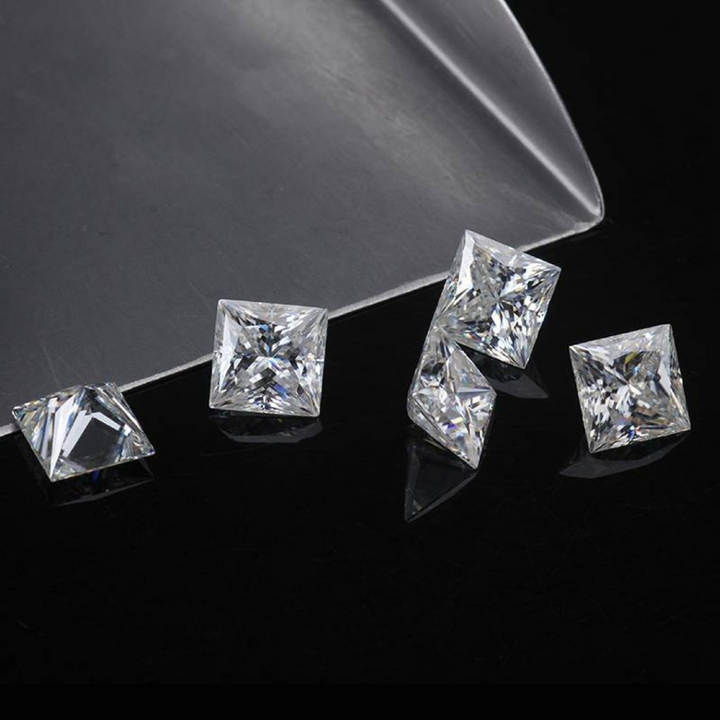 Moissanite 4.15 CT Princess Loose Diamond