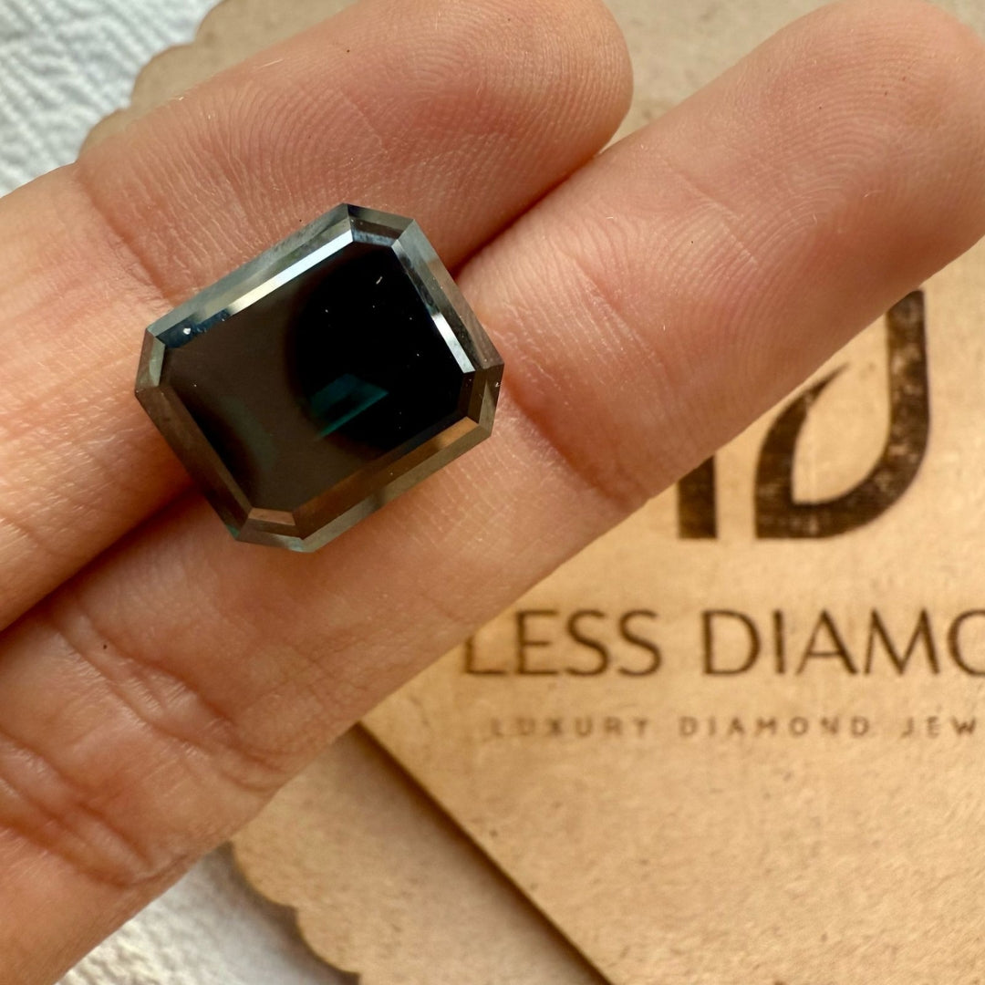 Moissanite 4.89 CT Emerald Loose Diamond