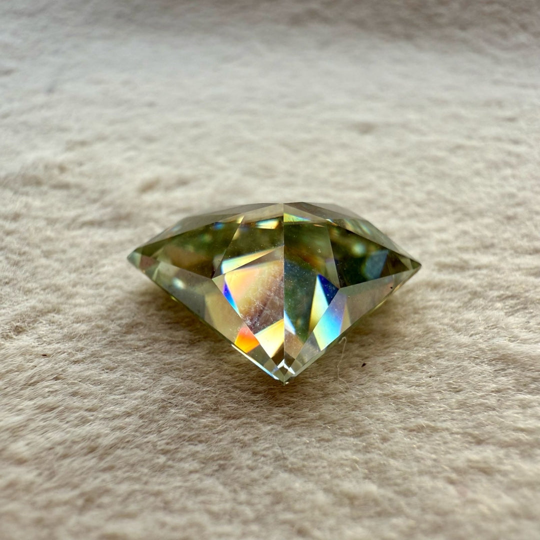 Moissanite 4.60 CT Diamond Shape Loose Diamond