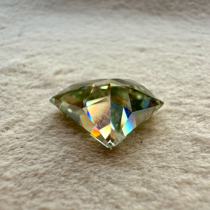 Moissanite 4.60 CT Diamond Shape Loose Diamond