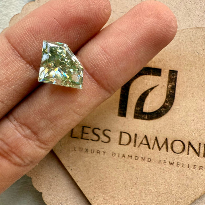 Moissanite 4.60 CT Diamond Shape Loose Diamond