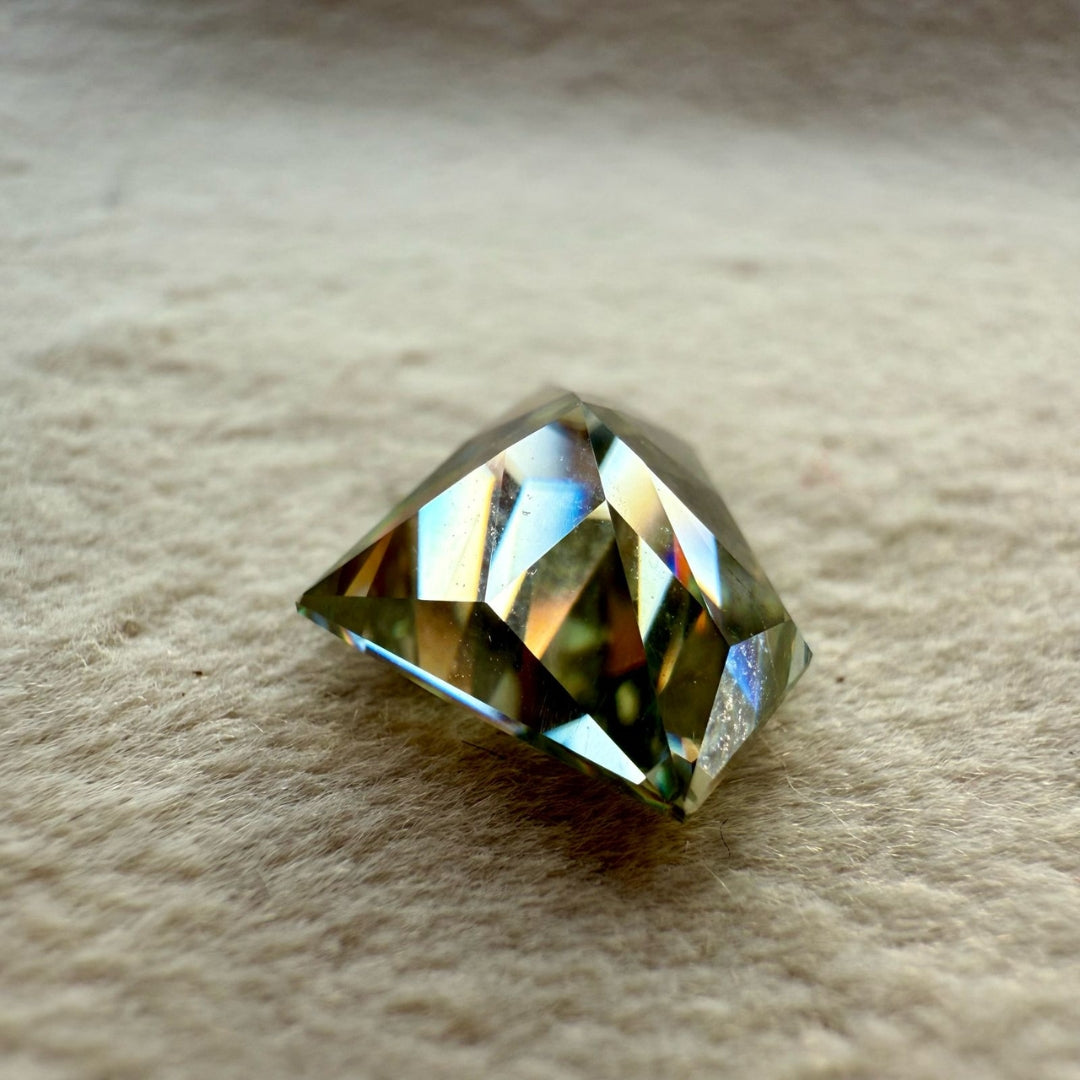 Moissanite 4.60 CT Diamond Shape Loose Diamond