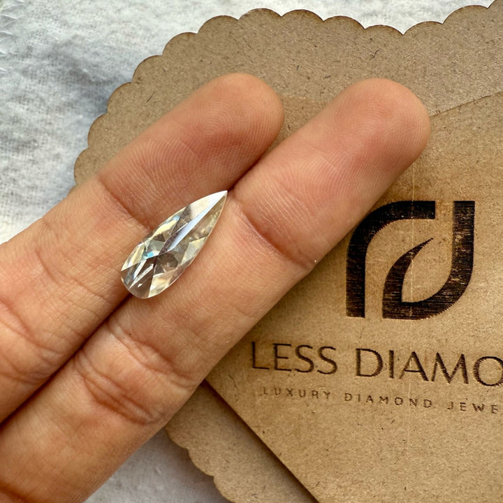 Moissanite 2.36 CT Pear Loose Diamond