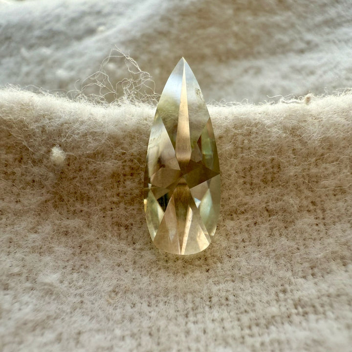 Moissanite 2.36 CT Pear Loose Diamond