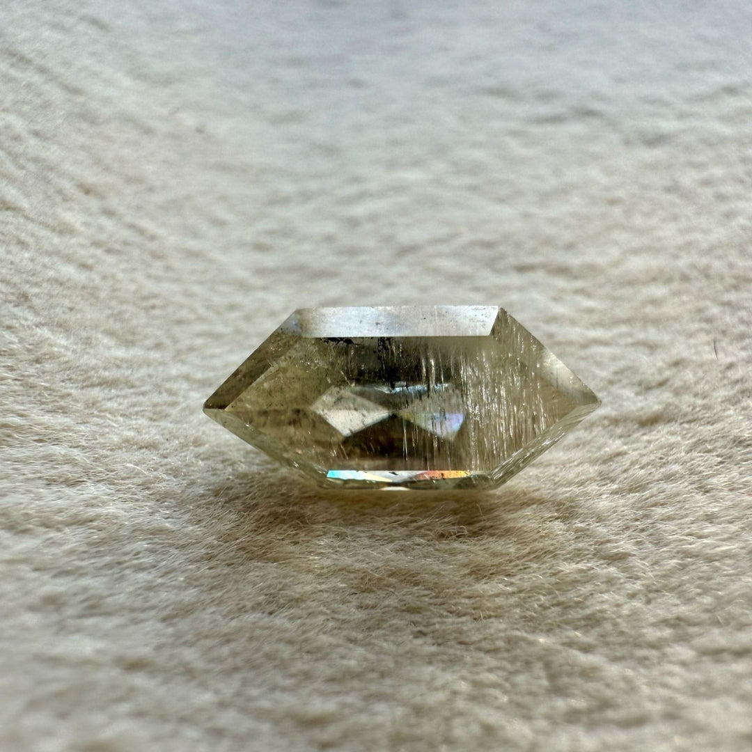 Moissanite CT Hexagon Loose Diamond