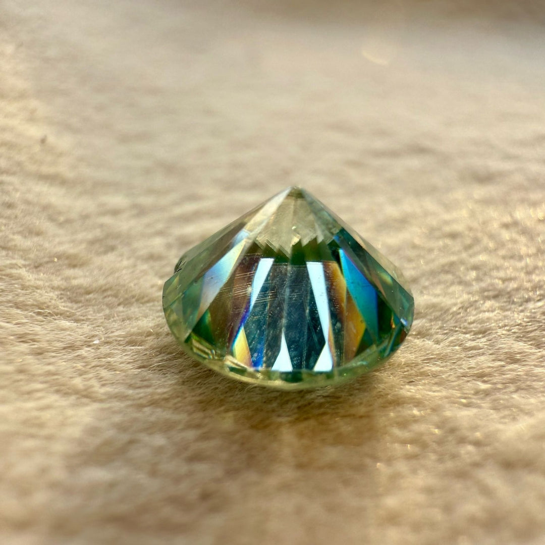 Moissanite 2.52 CT Round Loose Diamond