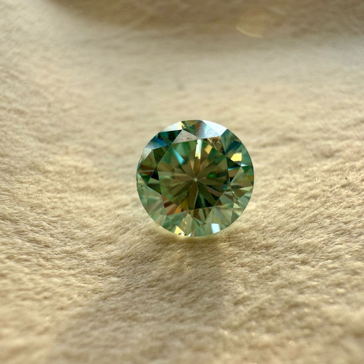 Moissanite 2.52 CT Round Loose Diamond
