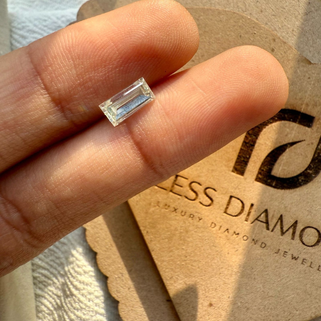 Moissanite 1.53 CT Baguette Loose Diamond