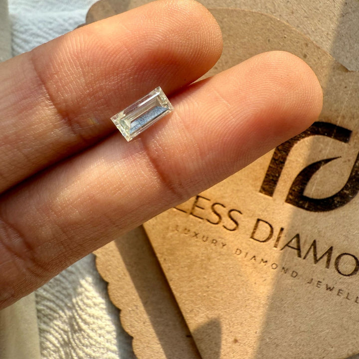 Moissanite 1.53 CT Baguette Loose Diamond