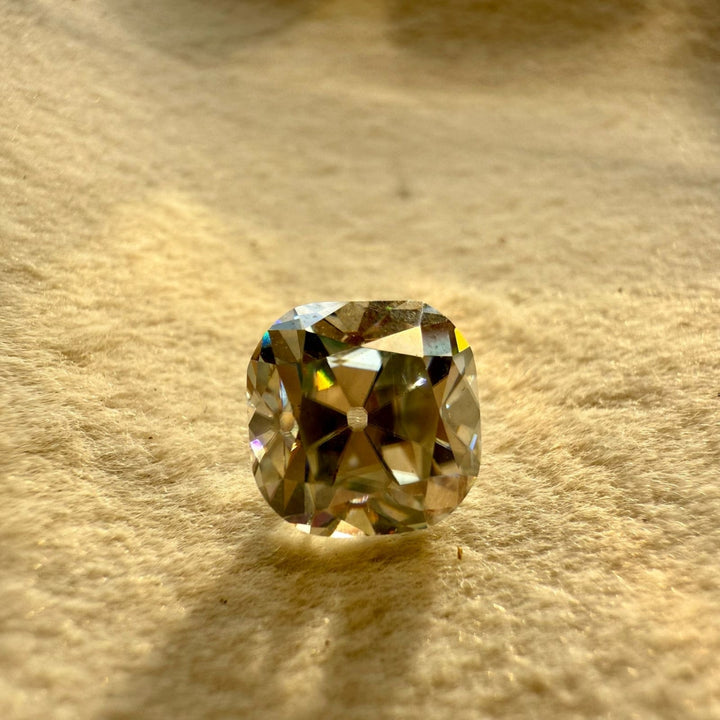 Moissanite 2.09 CT Cushion Loose Diamond