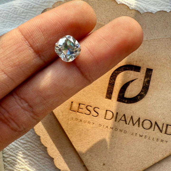 Moissanite 2.09 CT Cushion Loose Diamond