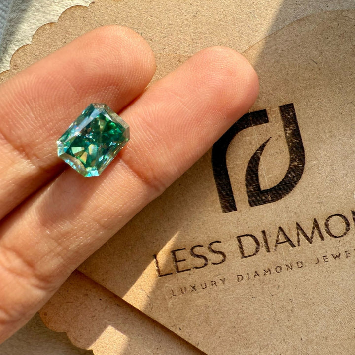 Moissanite 3.91 CT Radiant Loose Diamond