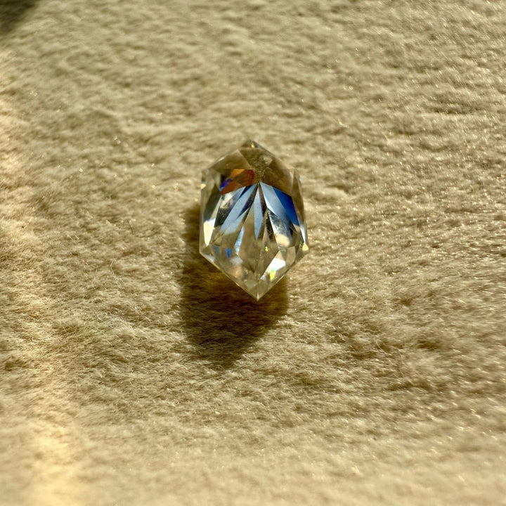 Moissanite 1.74 CT Hexagon Loose Diamond