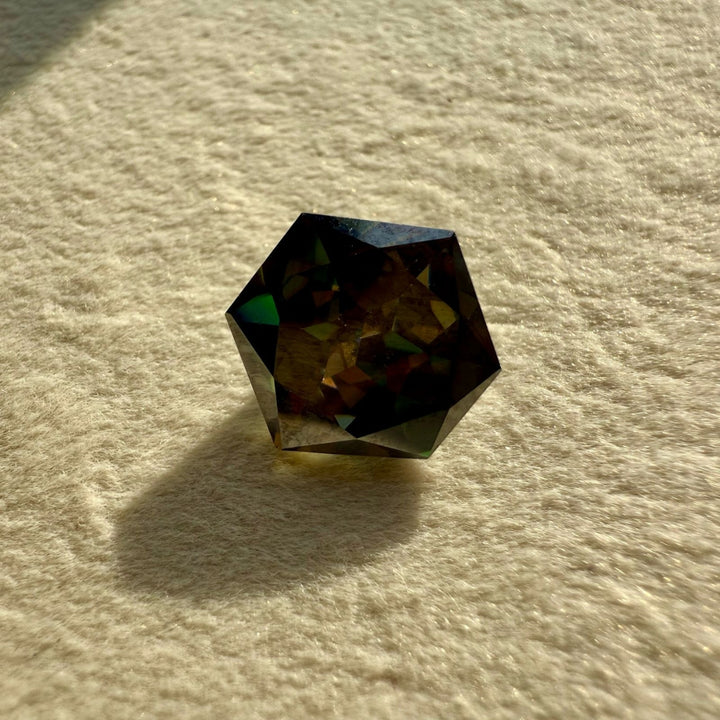 Moissanite 3.45 CT Hexagon Loose Diamond