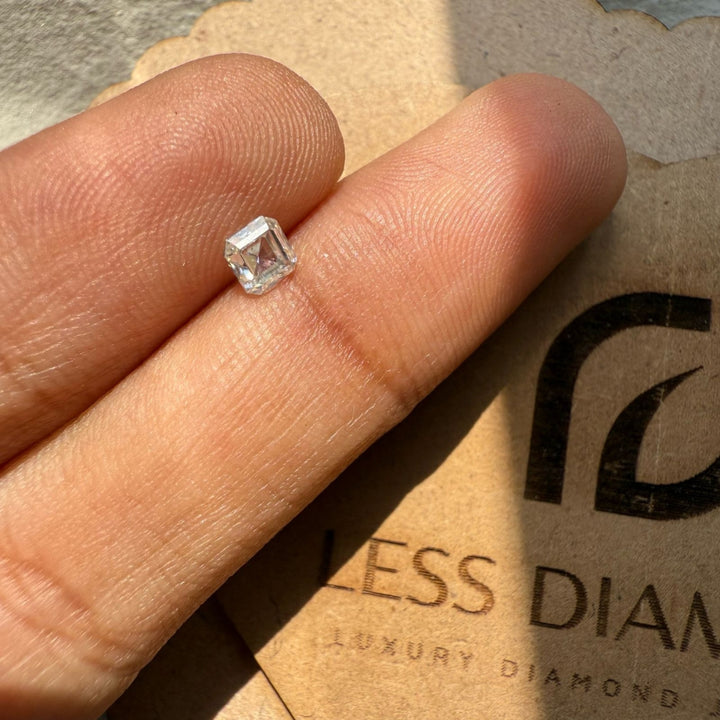 Moissanite 1.00 CT Asscher Loose Diamond