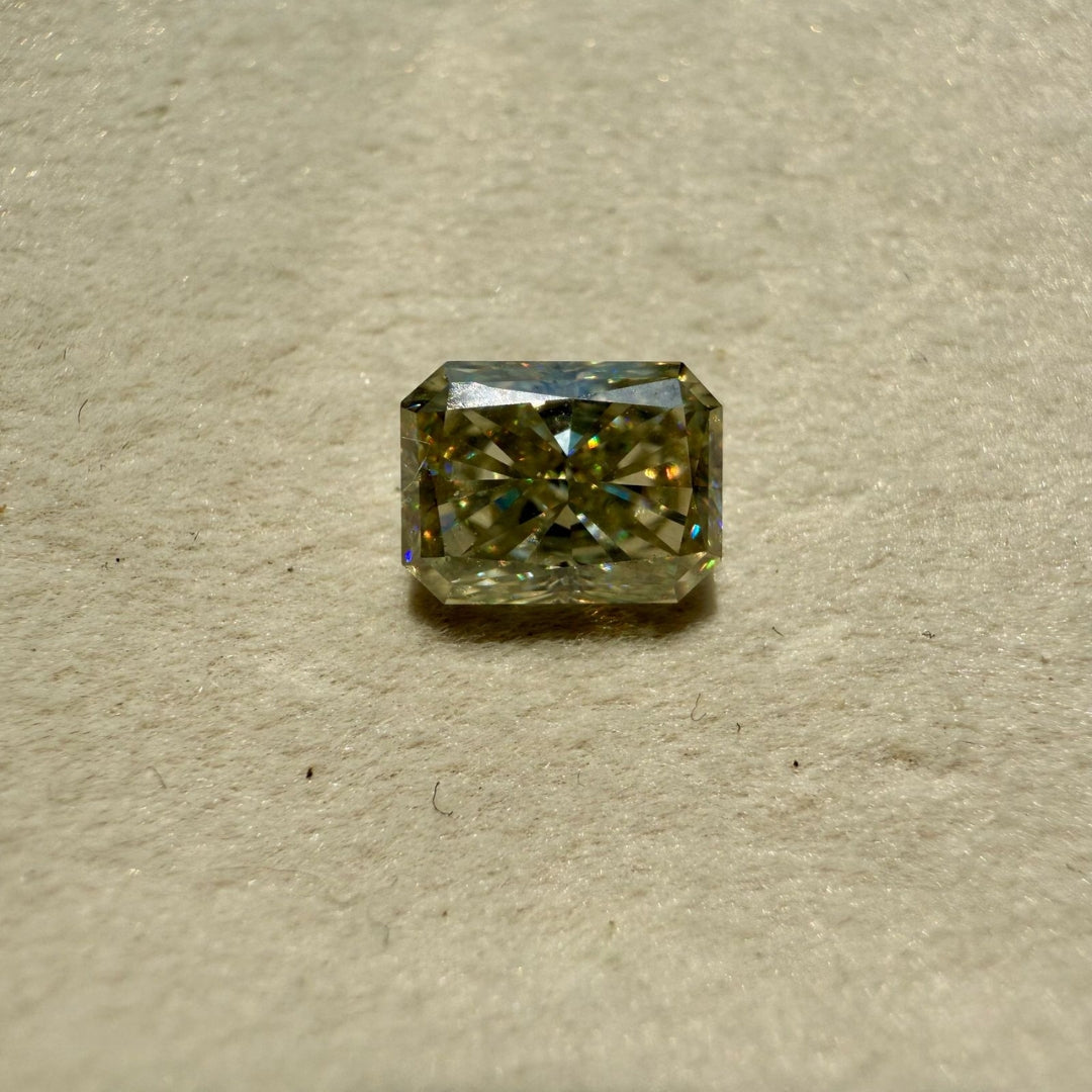 Moissanite 2.44 CT Radiant Loose Diamond