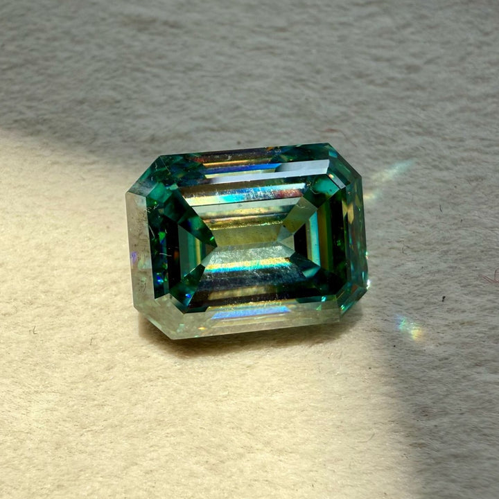 Moissanite 4.25 CT Emerald Loose Diamond