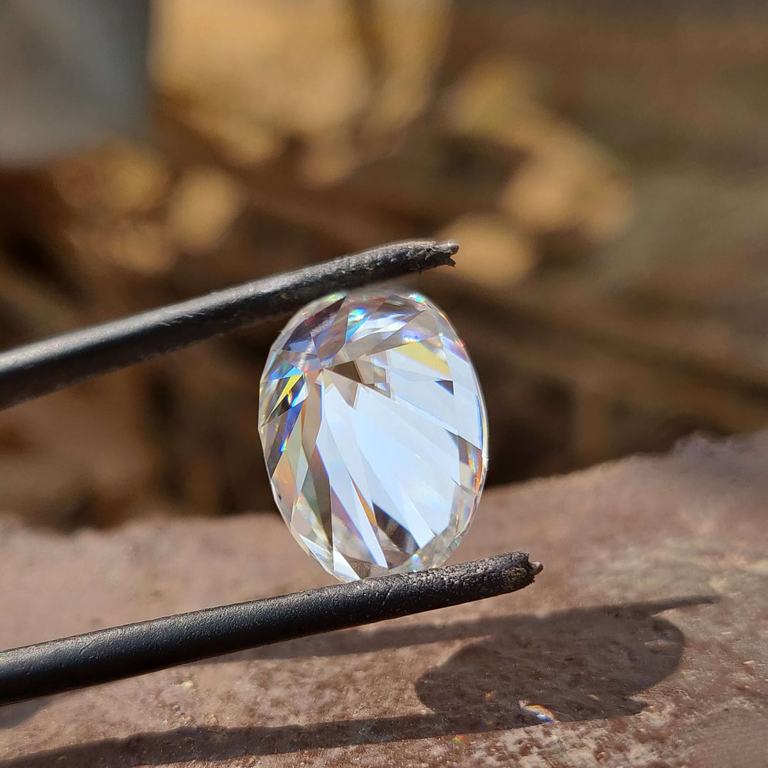 Moissanite 3.39 CT Oval Loose Diamond