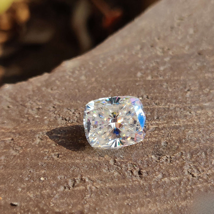 Moissanite 4.60 CT Cushion Loose Diamond