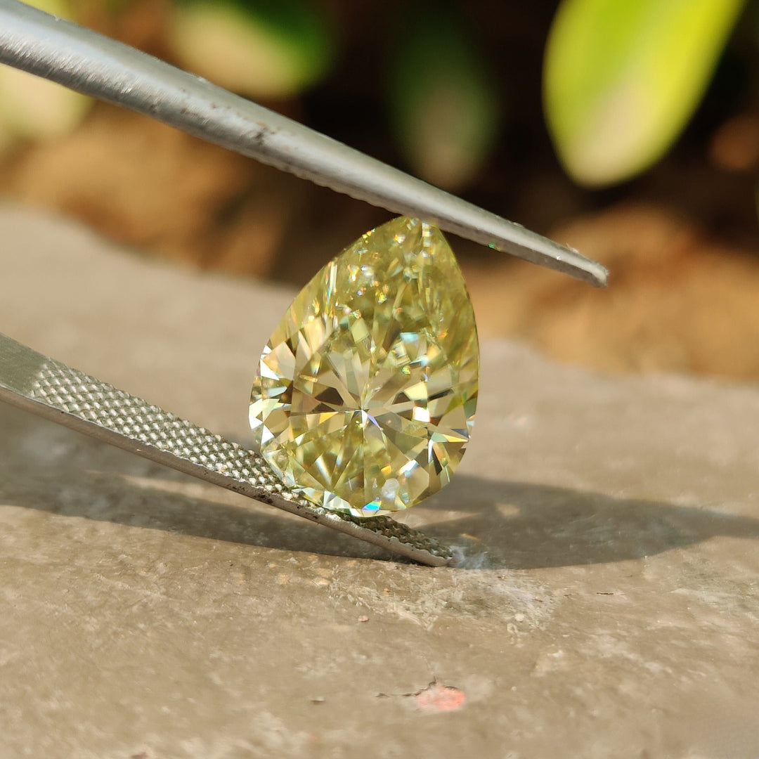 Moissanite 3.56 CT Pear Loose Diamond