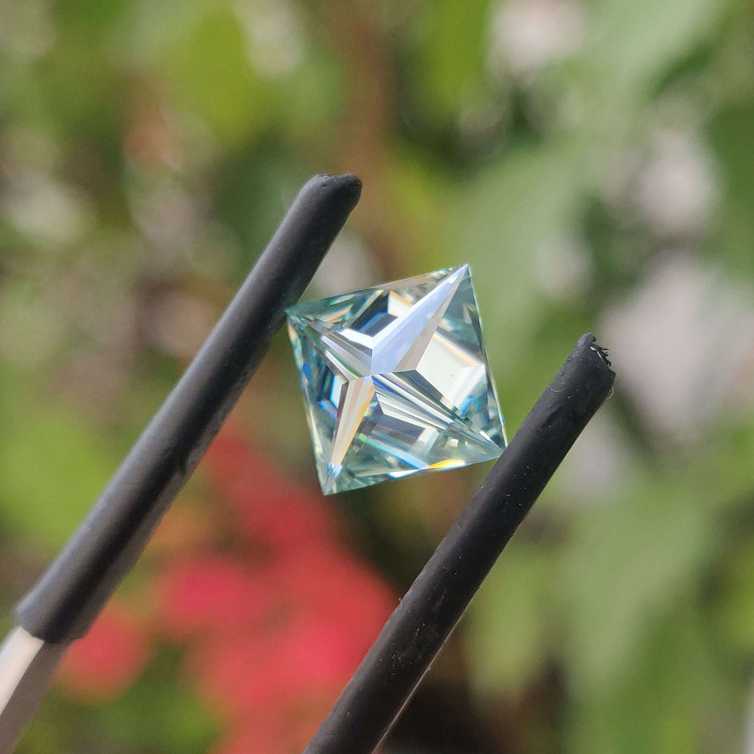 Moissanite 4.38 CT Princess Loose Diamond
