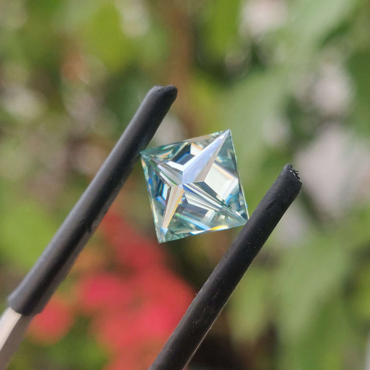 Moissanite 4.38 CT Princess Loose Diamond