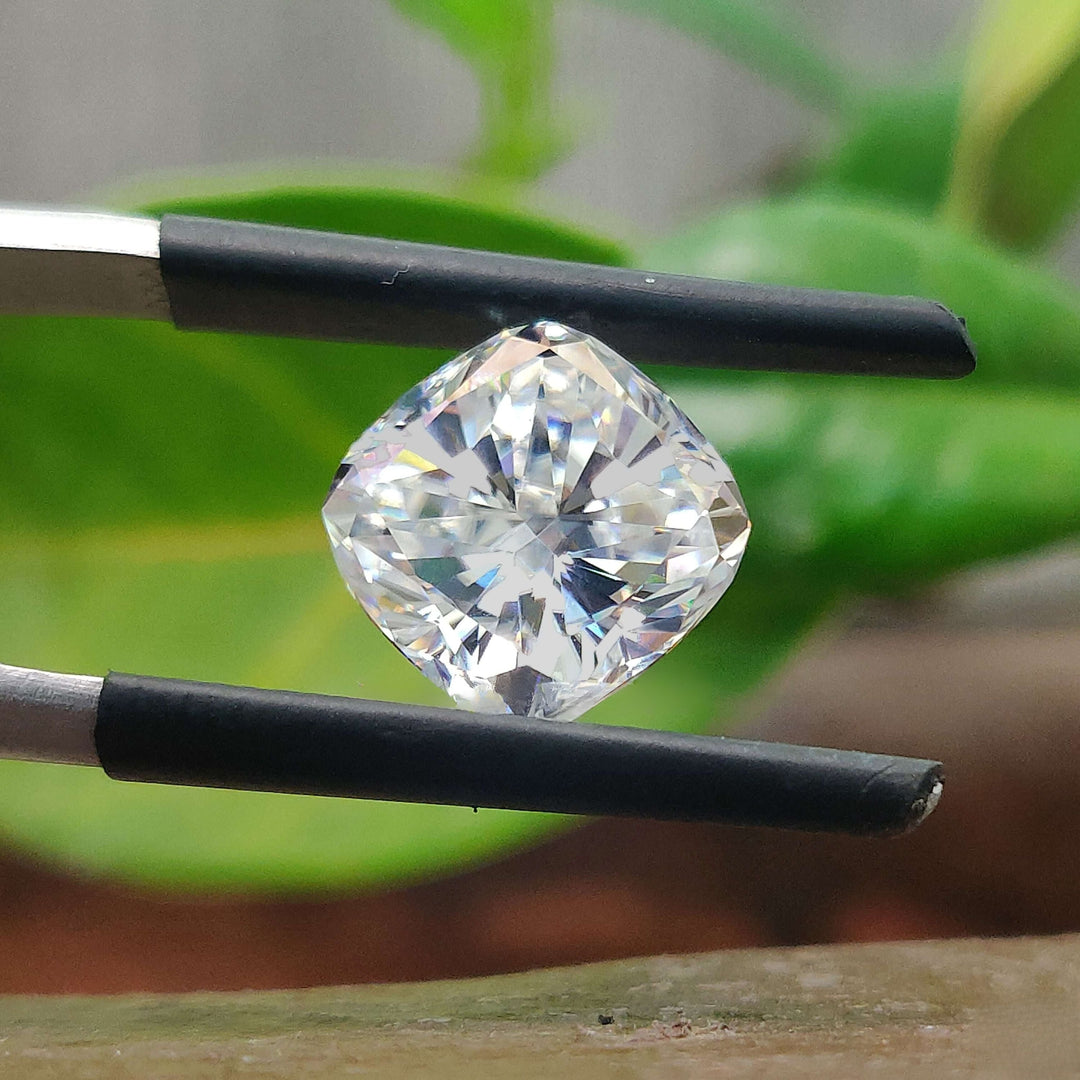 Moissanite 3.50 CT Cushion Loose Diamond