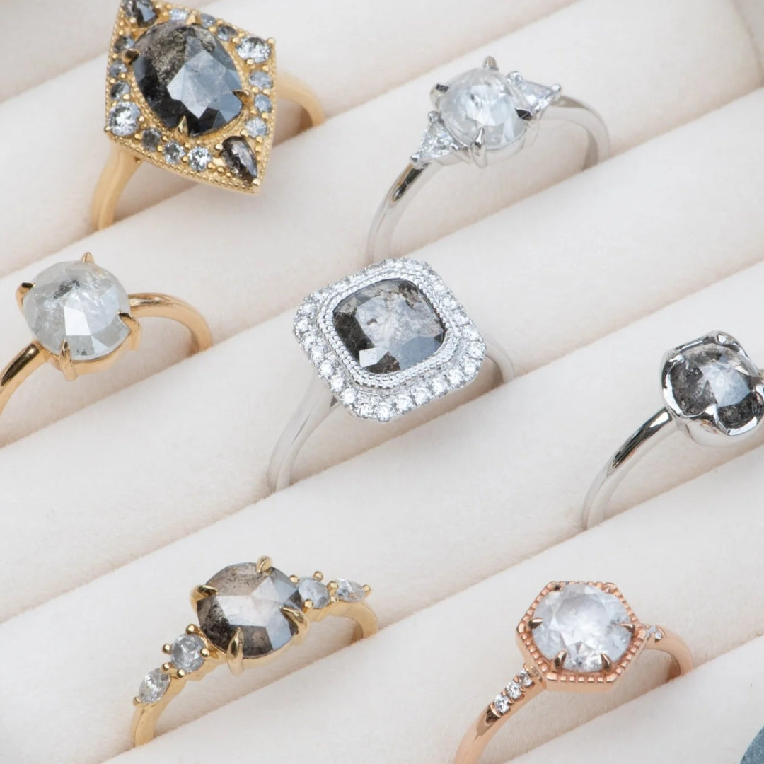 How salt & pepper diamonds are redefining luxury jewelry