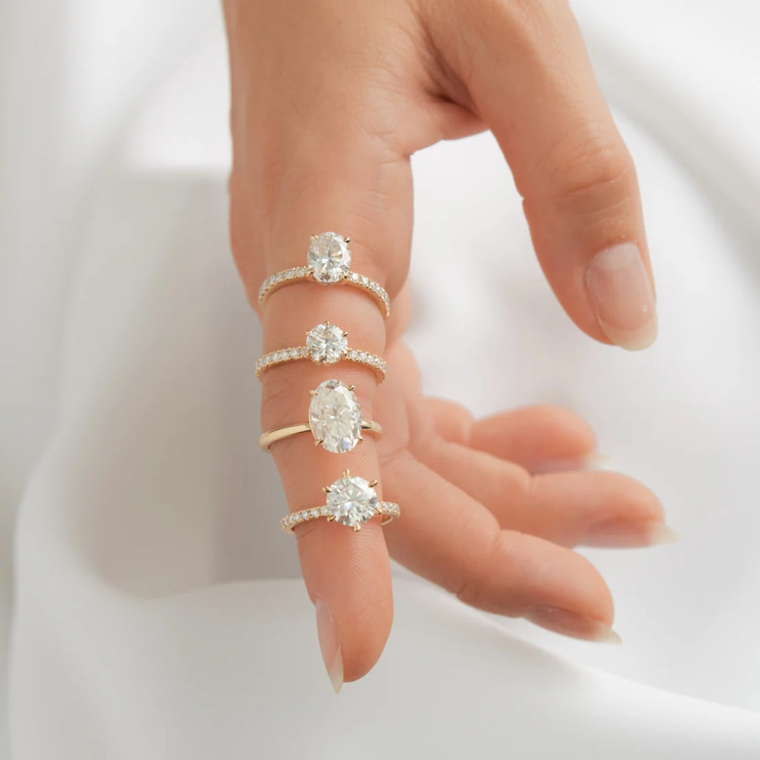 Moissanite Engagement Ring Style For The Modern Bride