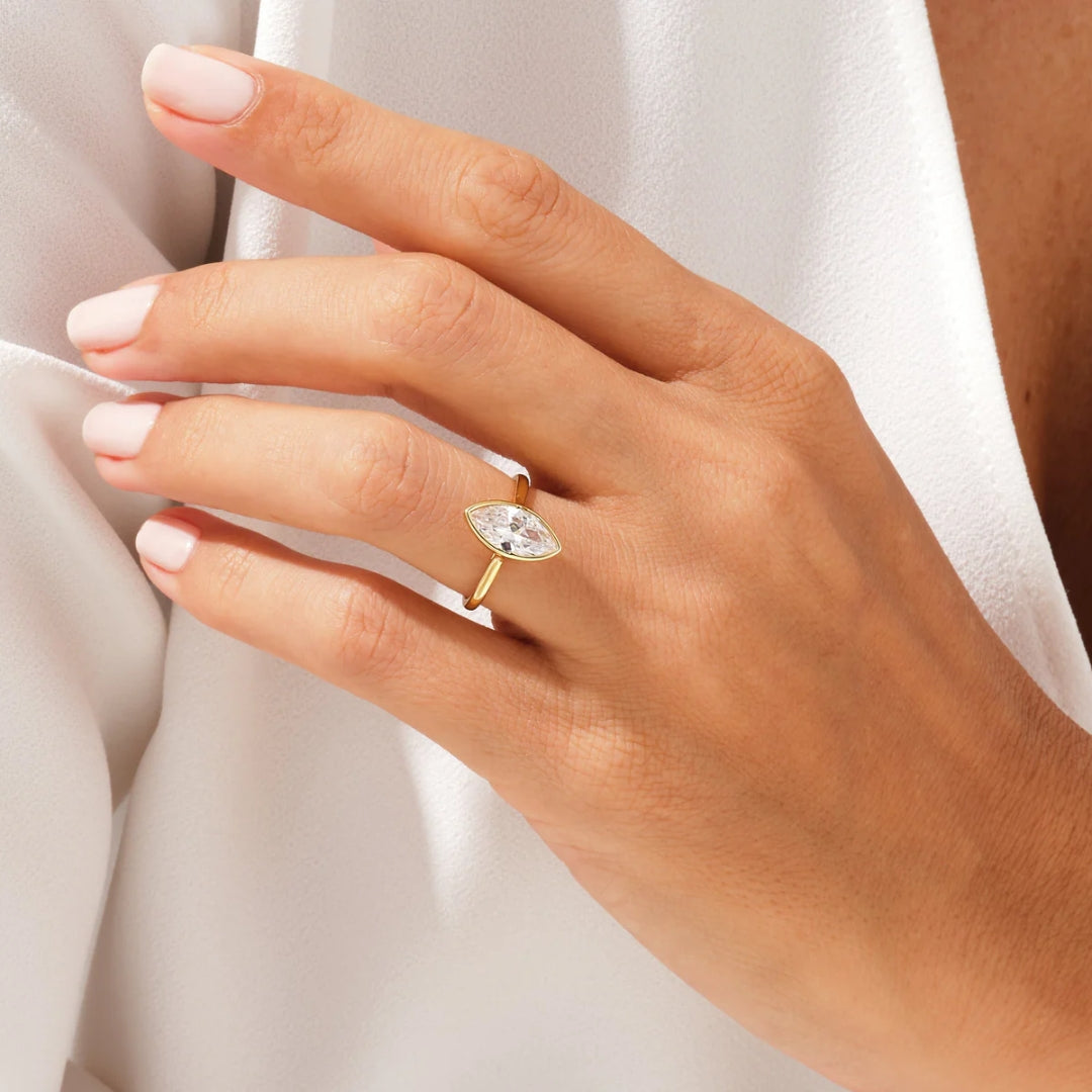 Moissanite Ring Marquise Cut for Fashionistas: The Best Trendy Designs
