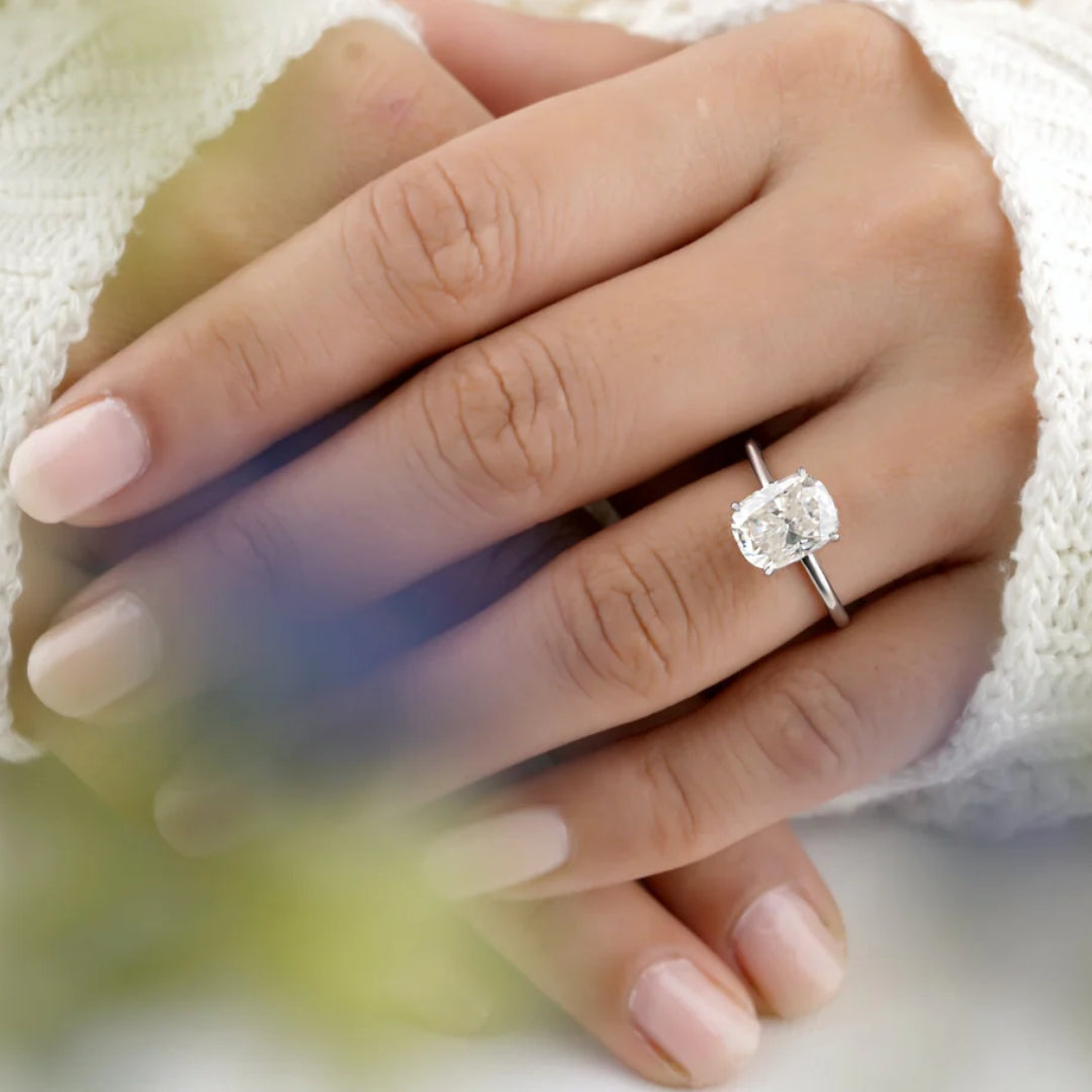 Your Complete Guide to Cushion Cut Moissanite Diamond Engagement Rings