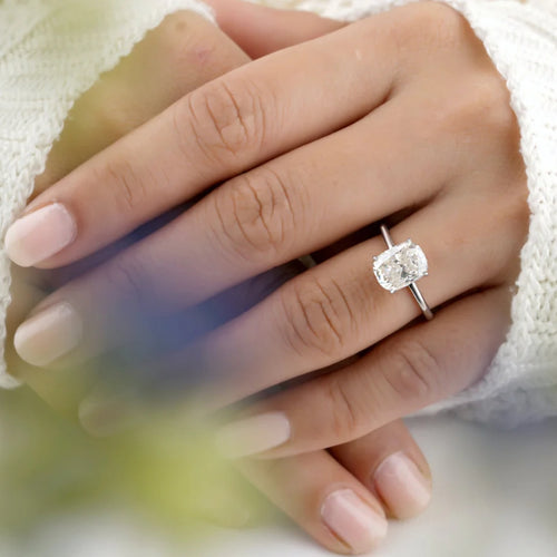 Your Complete Guide to Cushion Cut Moissanite Diamond Engagement Rings