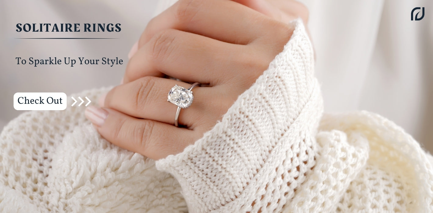 Moissanite Solitaire Ring