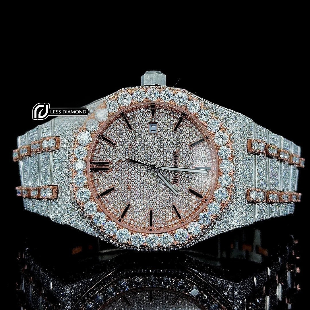AP Moissanite Watch Front View