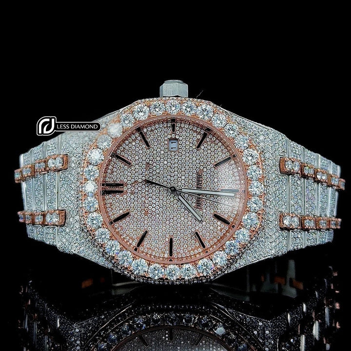 AP Moissanite Watch Front View