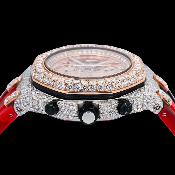 AP Watch Moissanite Diamonds Crown View