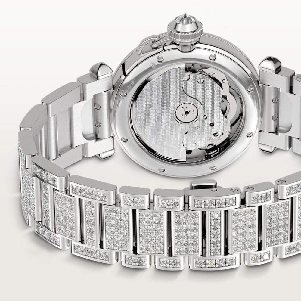 Moissanite 76.40 CT Round Cut Diamond Gothic Watch Jewel Carts