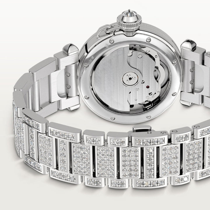 Moissanite 76.40 CT Round Cut Diamond Gothic Watch Jewel Carts