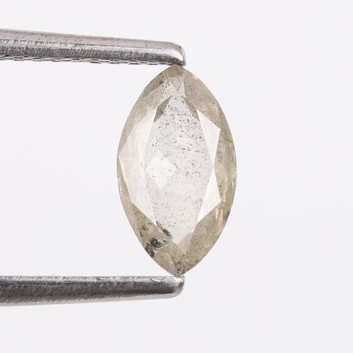 Natural Salt and Pepper 2.70 CT Marquise Loose Diamond