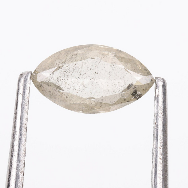 Natural Salt and Pepper 2.70 CT Marquise Loose Diamond