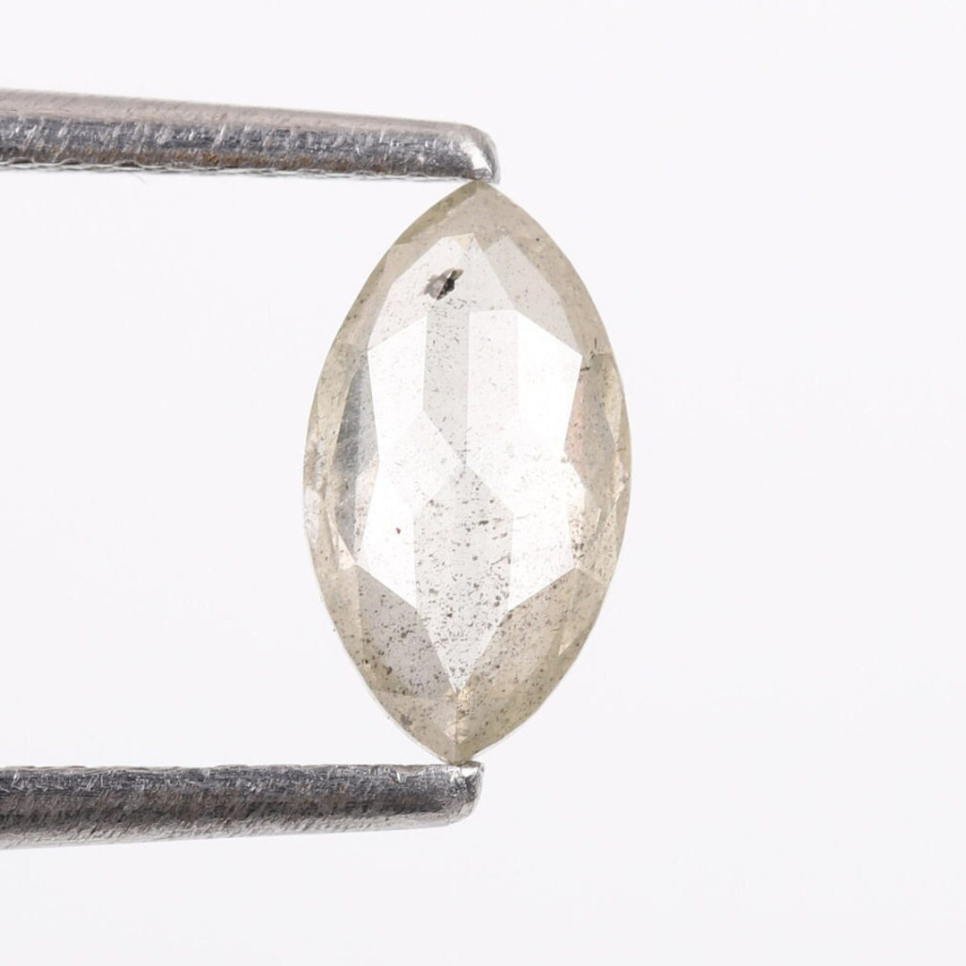 Natural Salt and Pepper 2.70 CT Marquise Loose Diamond