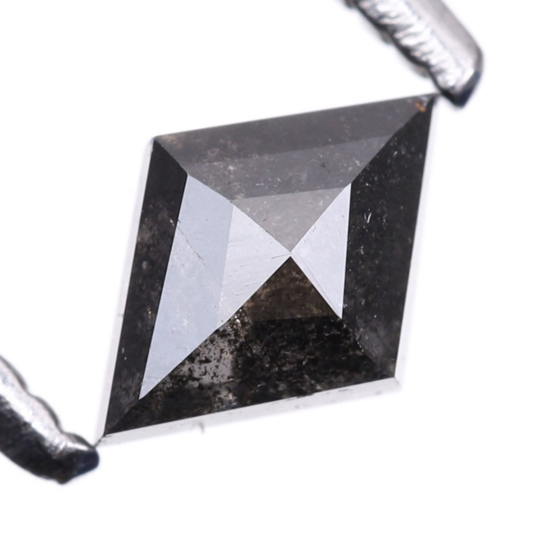 Natural Salt and Pepper 1.80 CT Kite Loose Diamond