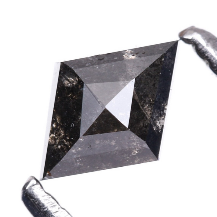 Natural Salt and Pepper 1.80 CT Kite Loose Diamond