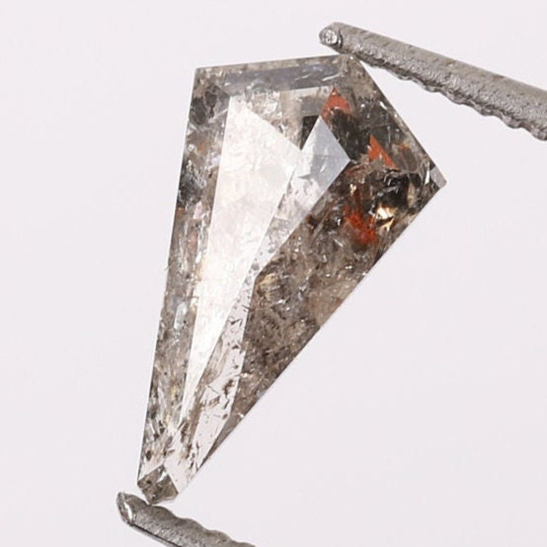 Natural Salt and Pepper 1.70 CT Kite Gray Loose Diamond