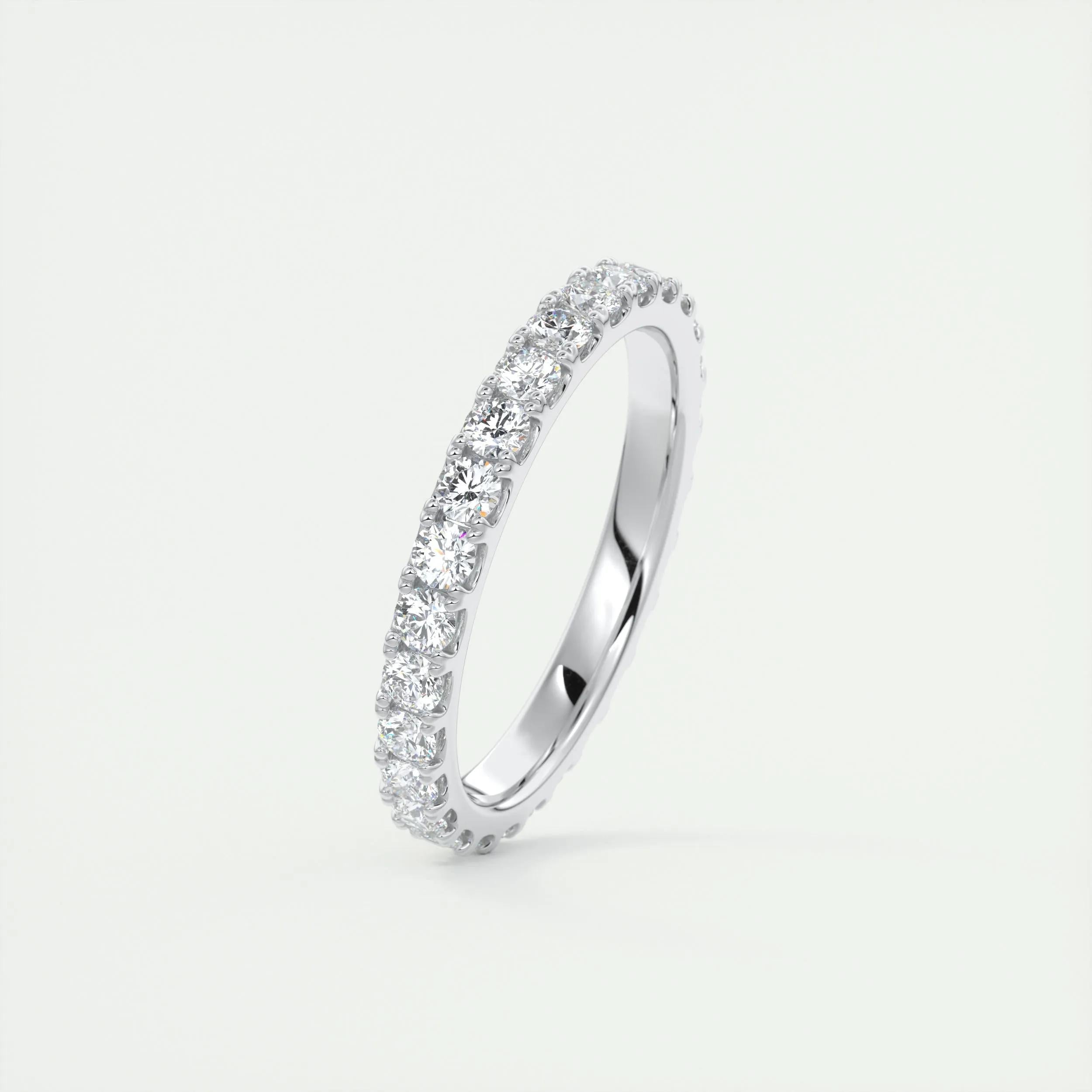 Moissanite 3.40 CT Round Cut Diamond Boho & Hippie Anniversary Band