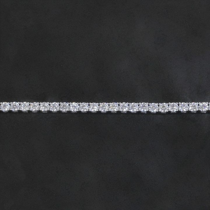 Moissanite 8.50 CT Round Diamond Art Nouveau Bracelet