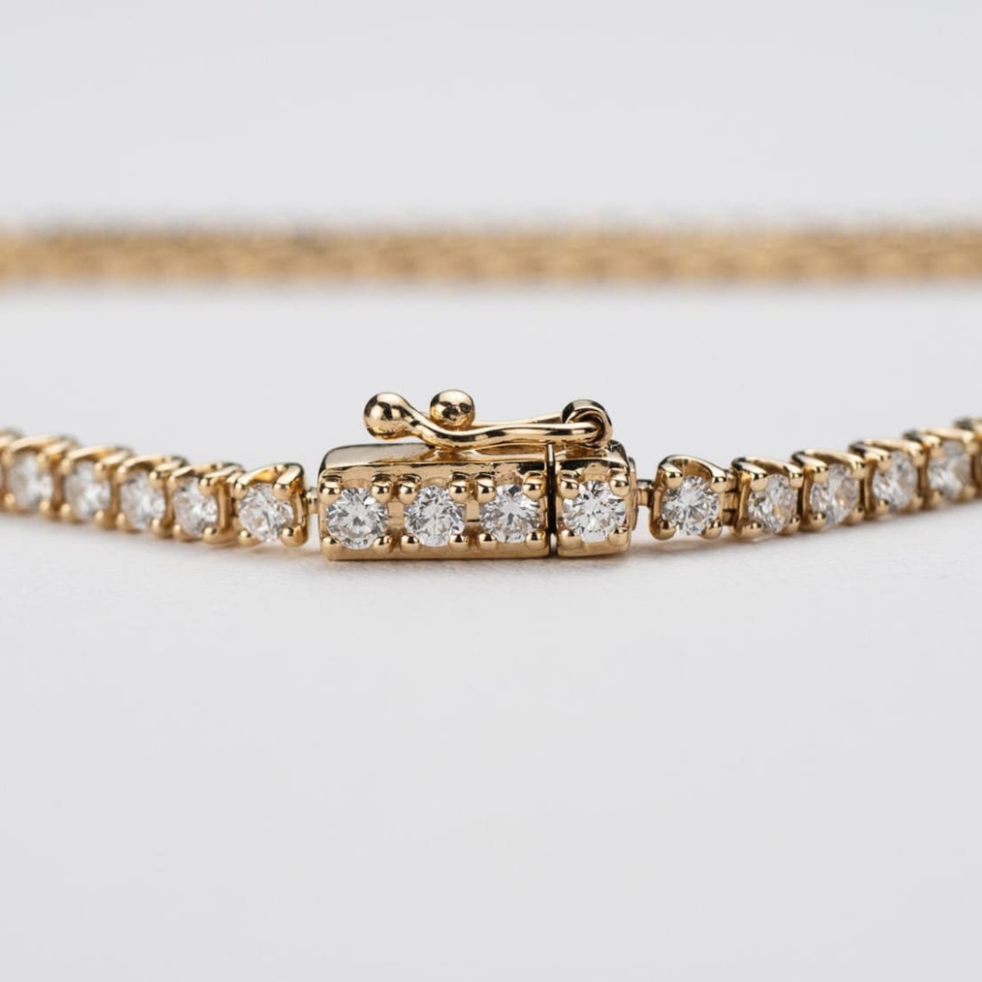 Moissanite 12.00 CT Round Diamond Art Nouveau Bracelet