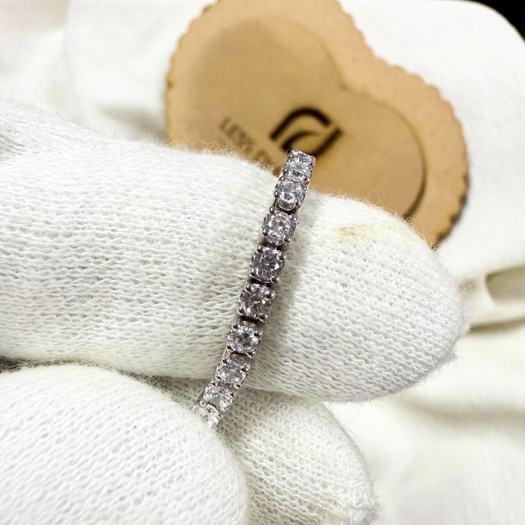 Timeless Round Diamond Everyday Wear Tennis Bracelet